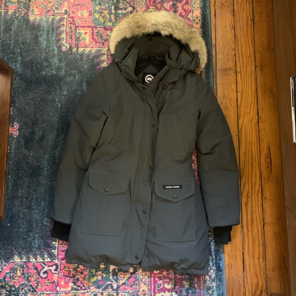 CANADA GOOSE GRAPHITE TRILLIUM JACKET COAT